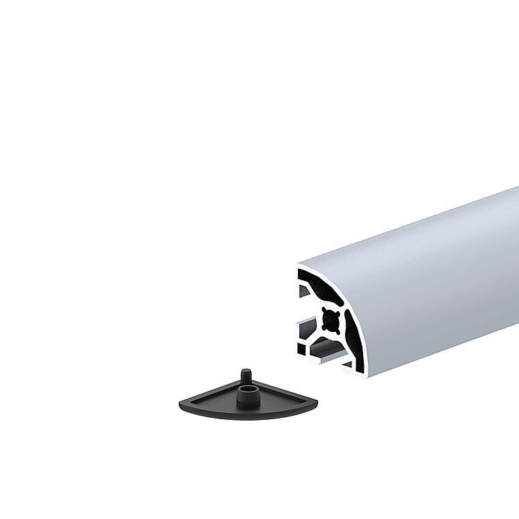 Profil Kapağı Radıuslu 30X30