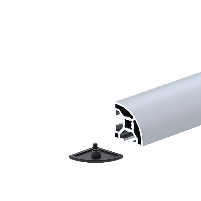 Profil Kapağı Radıuslu 30X30